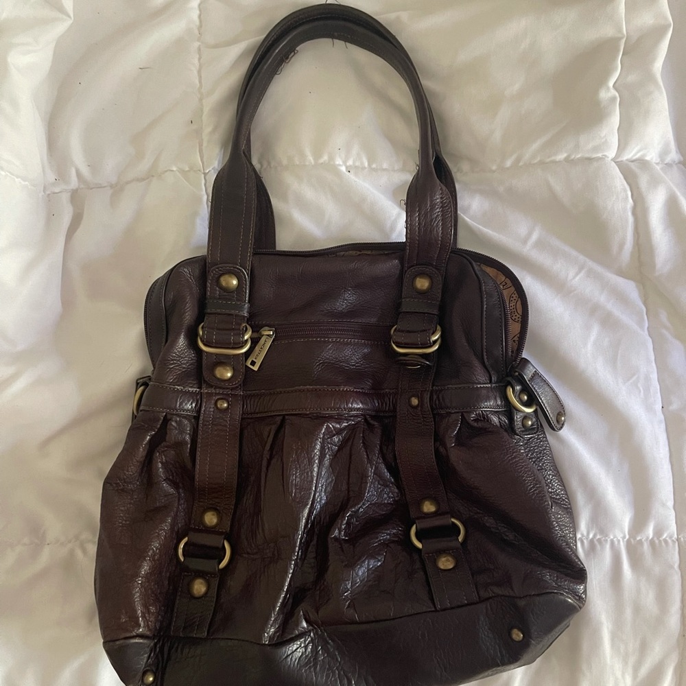 Lancaster Paris brown leather purse